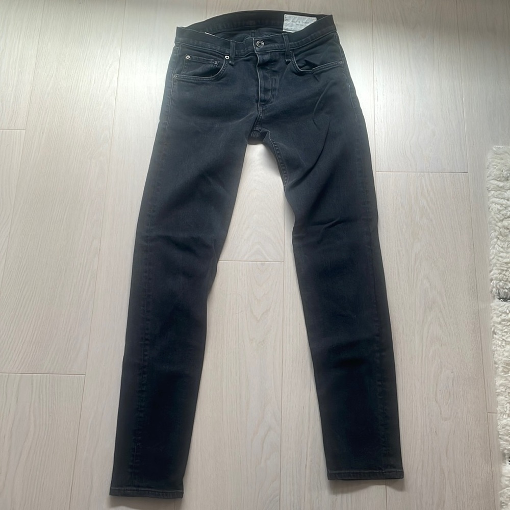 rag & bone Extra Slim Size 33 Black Jeans